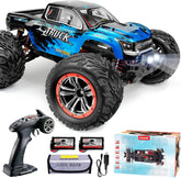 Hosim 1:12 Remote Control Car RC Car Monster Truck Oil Shock Dual Batteries Conector  9155 Blue